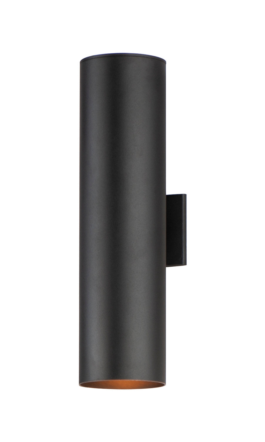 Maxim - Two Light Outdoor Wall Lantern - Outpost - Black- Union Lighting Luminaires Decor