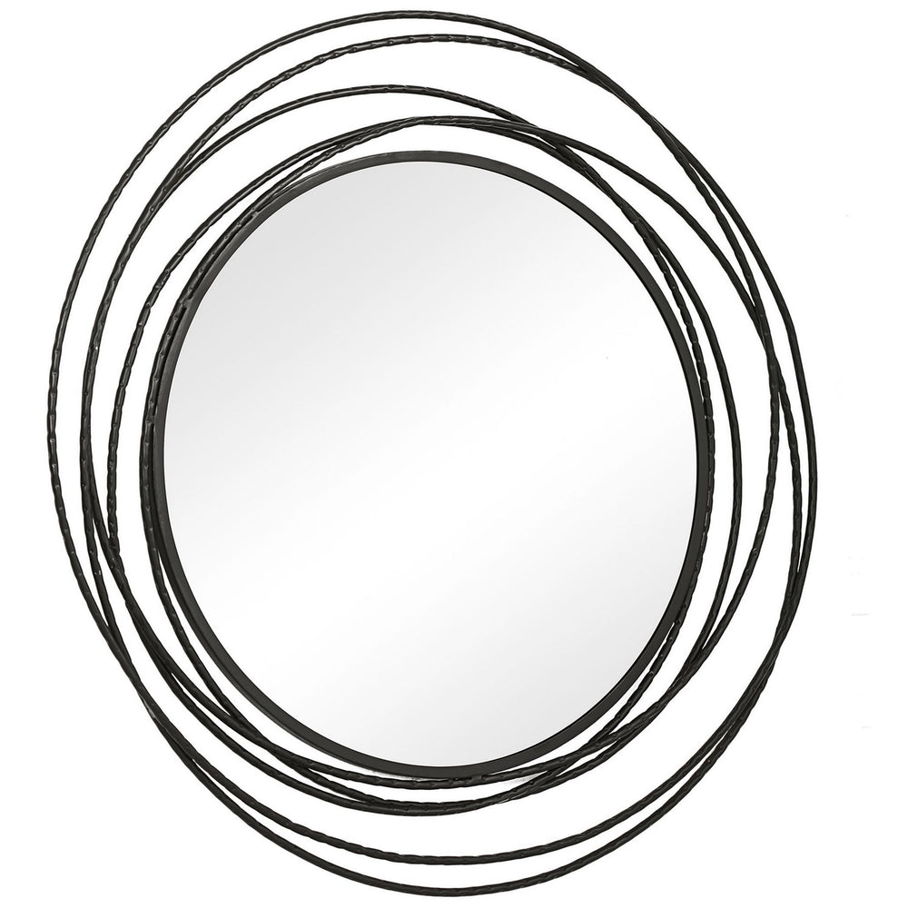 Uttermost - Mirror - Whirlwind - Satin Black- Union Lighting Luminaires Decor