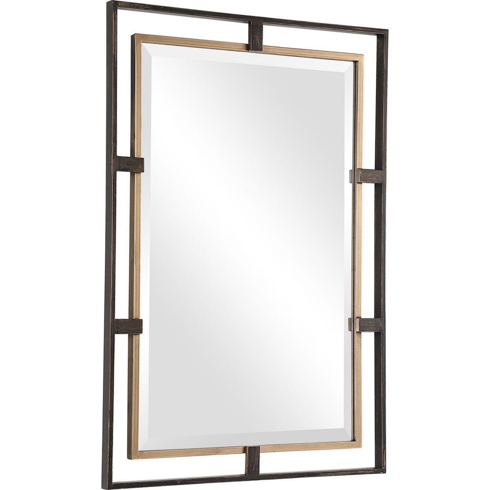 Uttermost - Mirror - Carrizo - Distressed Rustic Bronze- Union Lighting Luminaires Decor