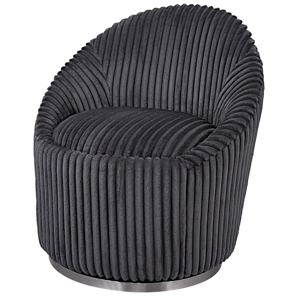 Uttermost - Chair - Crue - Gunmetal- Union Lighting Luminaires Decor