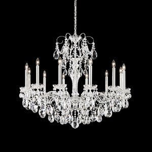 Schonbek - 12 Light Chandelier - Sonatina - Silver- Union Lighting Luminaires Decor