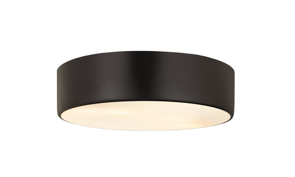 Z-Lite Canada - Three Light Flush Mount - Harley - Matte Black- Union Lighting Luminaires Decor