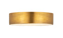 Z-Lite Canada - Four Light Flush Mount - Harley - Rubbed Brass- Union Lighting Luminaires Decor