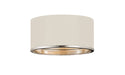 Z-Lite Canada - Two Light Flush Mount - Arlo - Matte White / Chrome- Union Lighting Luminaires Decor