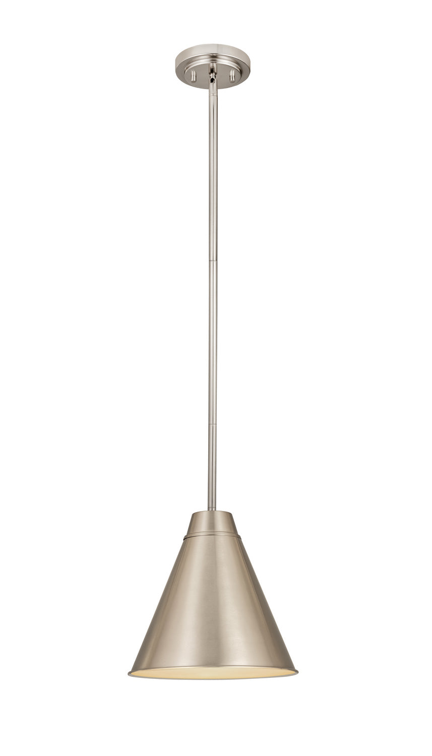 Z-Lite Canada - One Light Pendant - Eaton - Brushed Nickel- Union Lighting Luminaires Decor