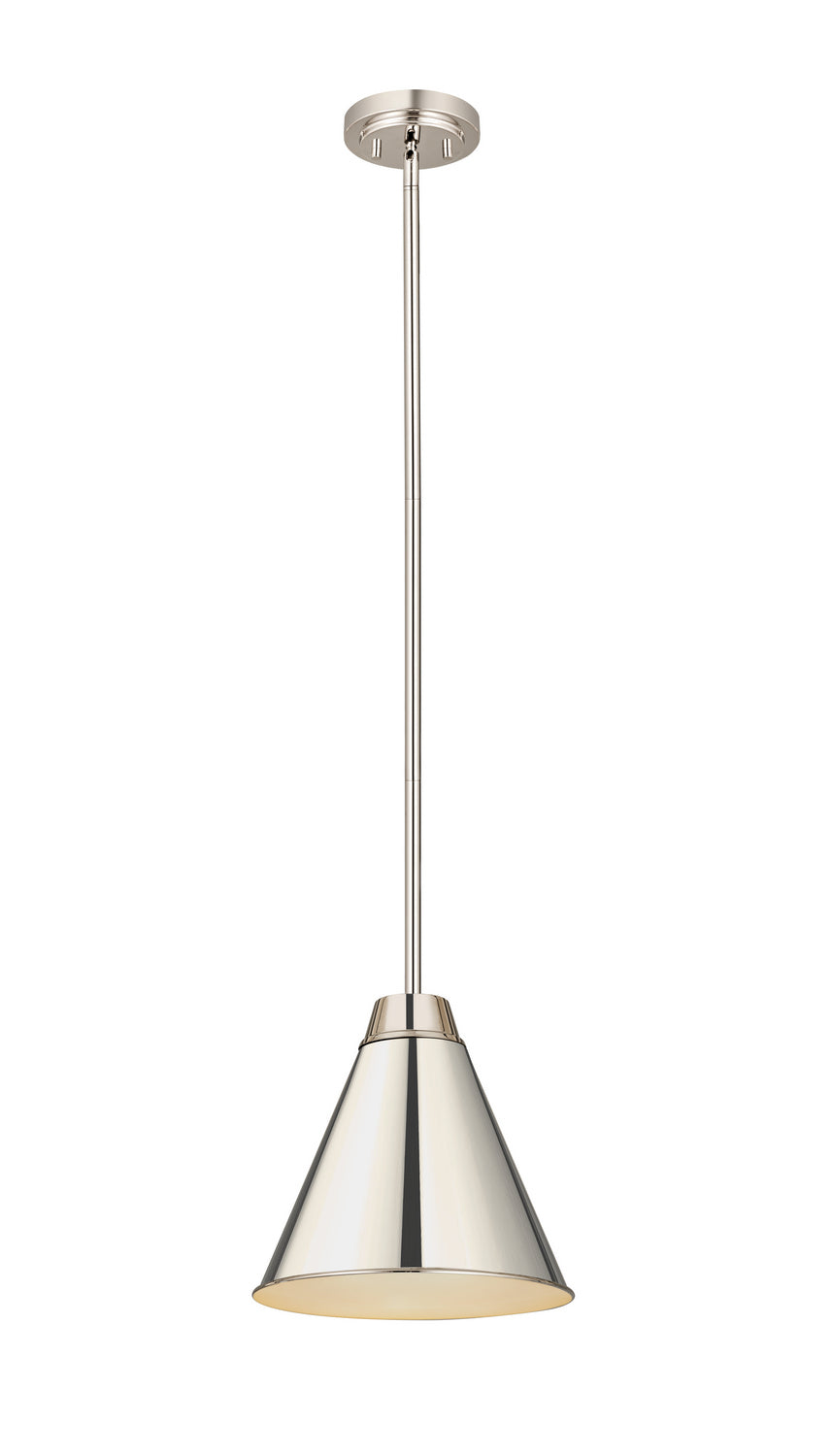 Z-Lite Canada - One Light Pendant - Eaton - Polished Nickel- Union Lighting Luminaires Decor