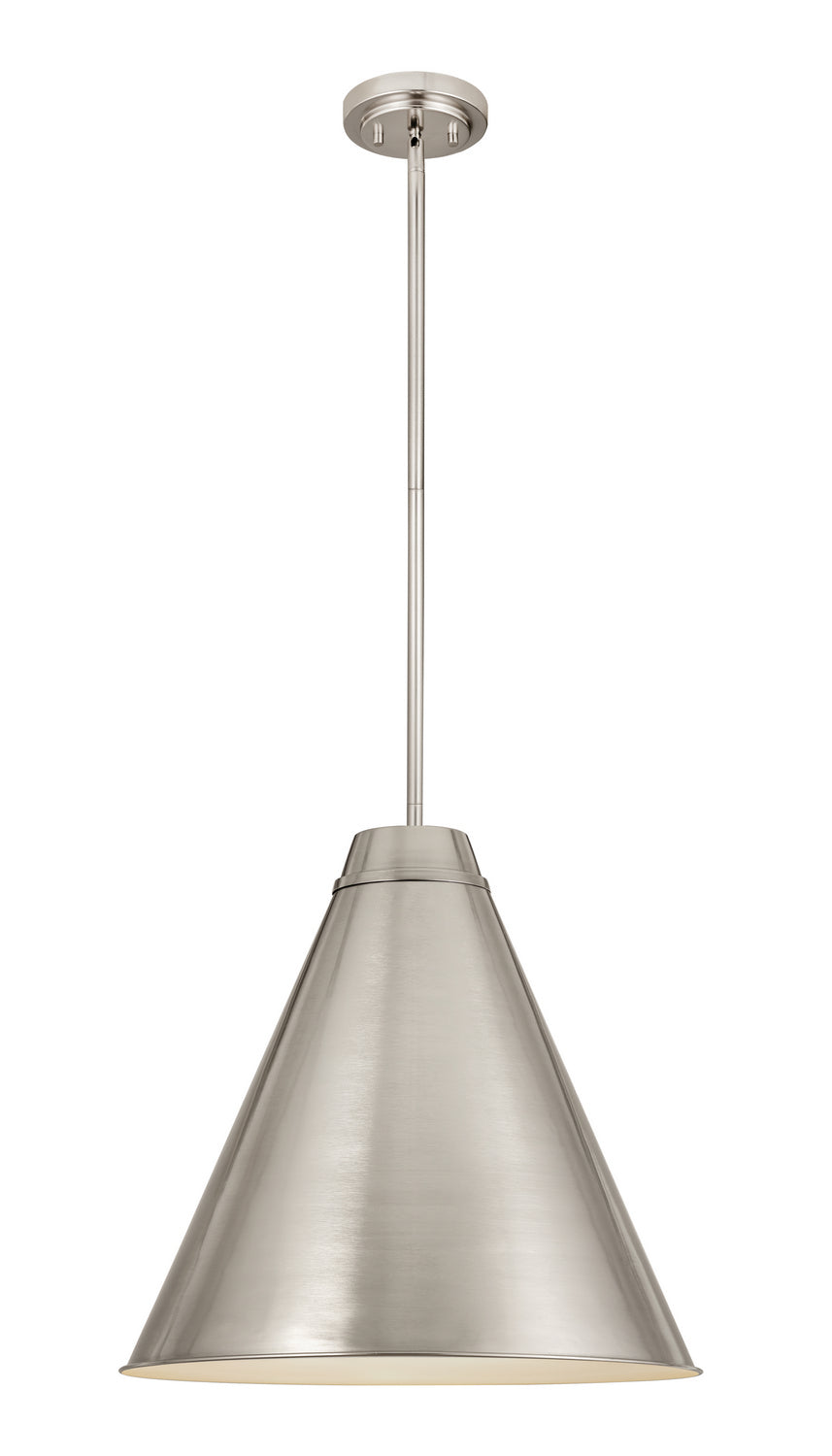 Z-Lite Canada - One Light Pendant - Eaton - Brushed Nickel- Union Lighting Luminaires Decor