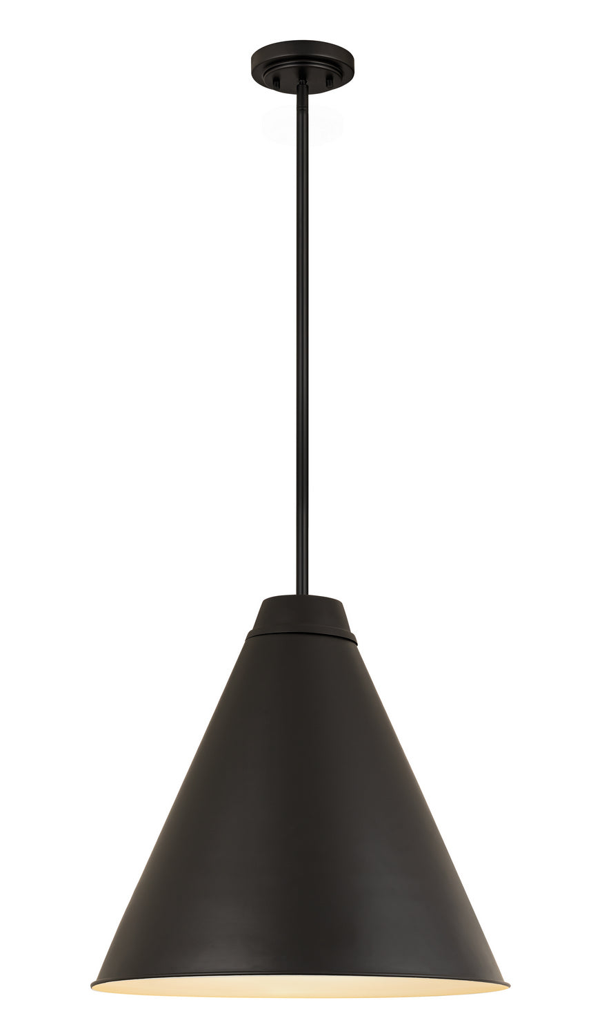 Z-Lite Canada - One Light Pendant - Eaton - Matte Black- Union Lighting Luminaires Decor