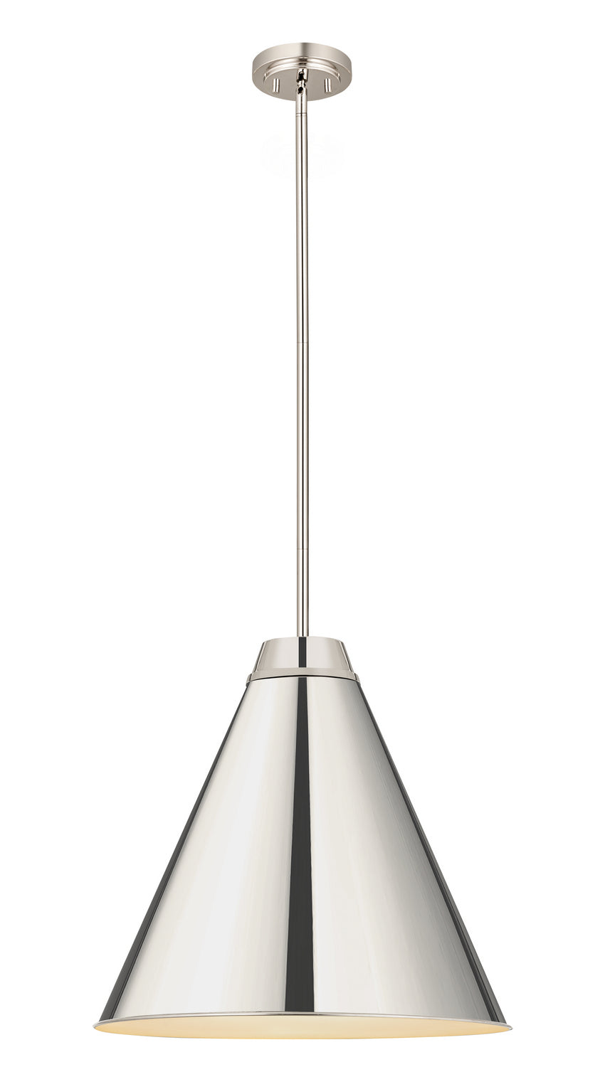 Z-Lite Canada - One Light Pendant - Eaton - Polished Nickel- Union Lighting Luminaires Decor