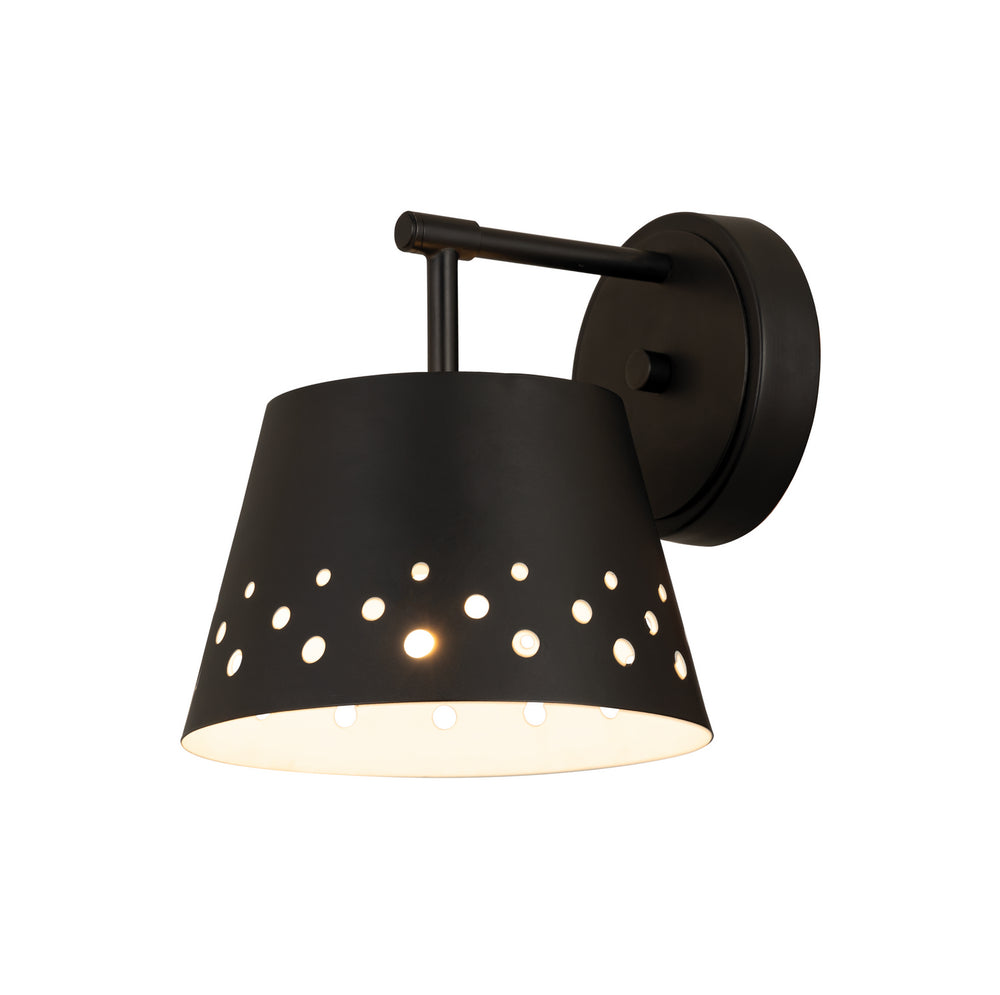 Z-Lite Canada - One Light Wall Sconce - Katie - Matte Black- Union Lighting Luminaires Decor