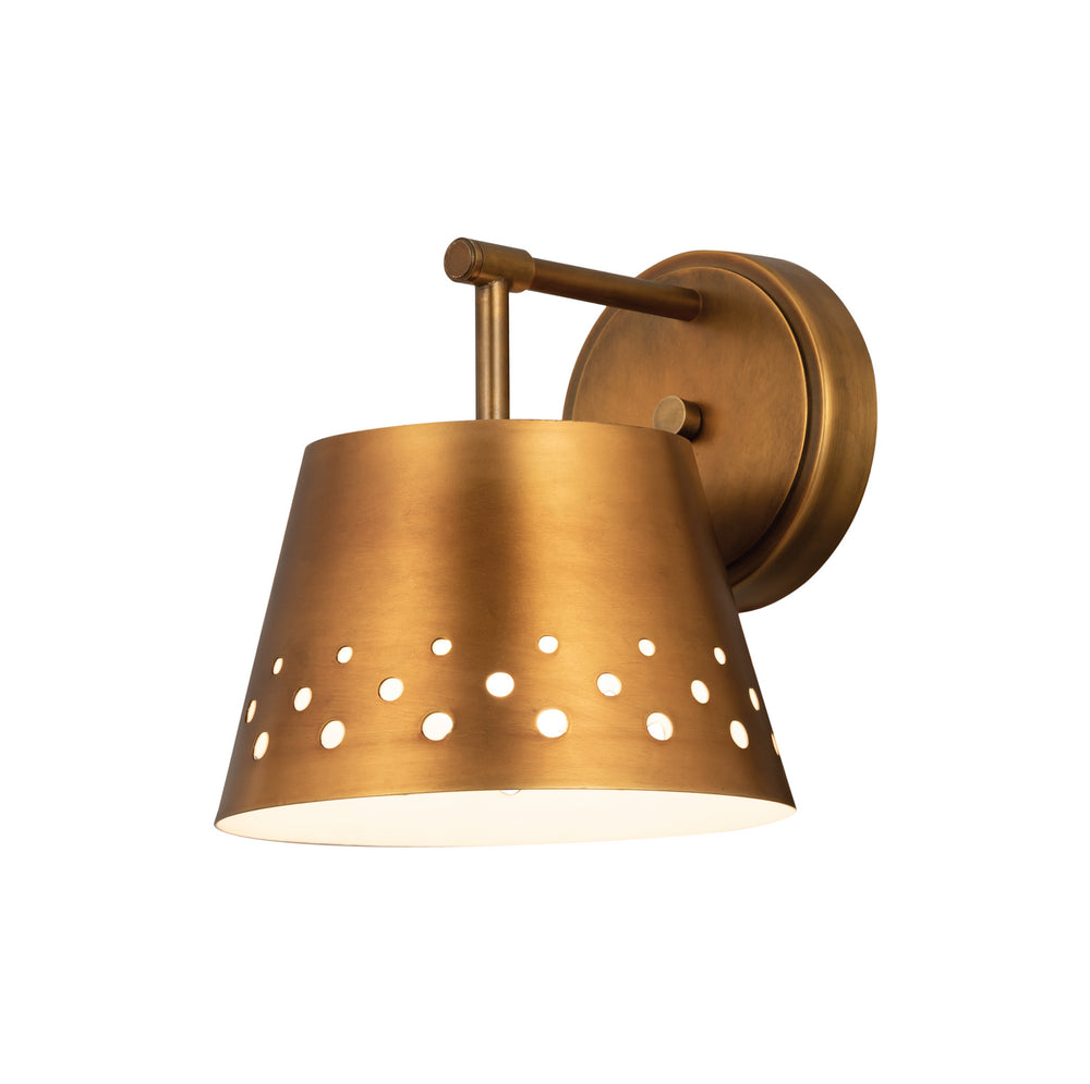 Z-Lite Canada - One Light Wall Sconce - Katie - Rubbed Brass- Union Lighting Luminaires Decor