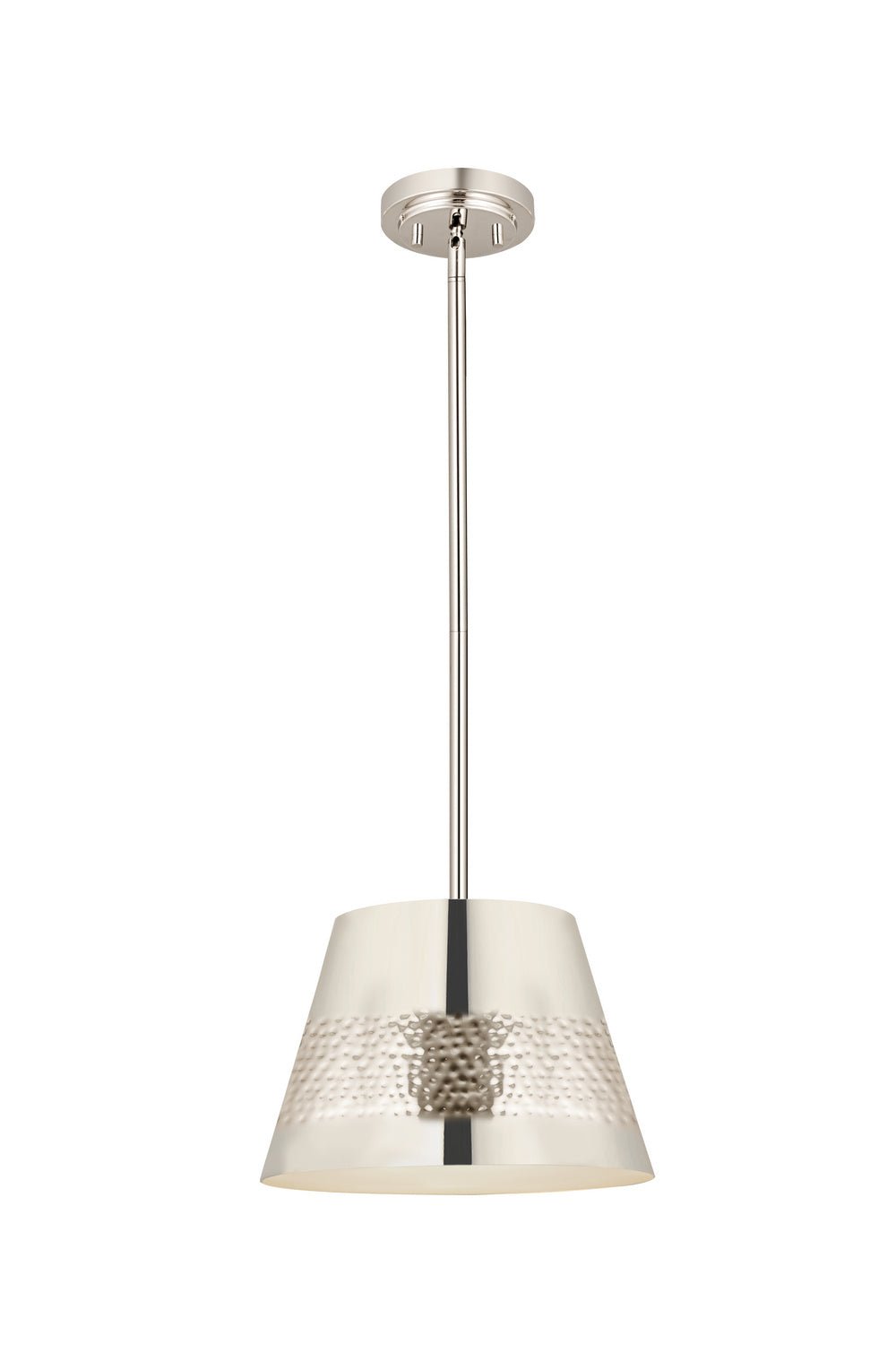 Z-Lite Canada - One Light Chandelier - Maddox - Polished Nickel- Union Lighting Luminaires Decor