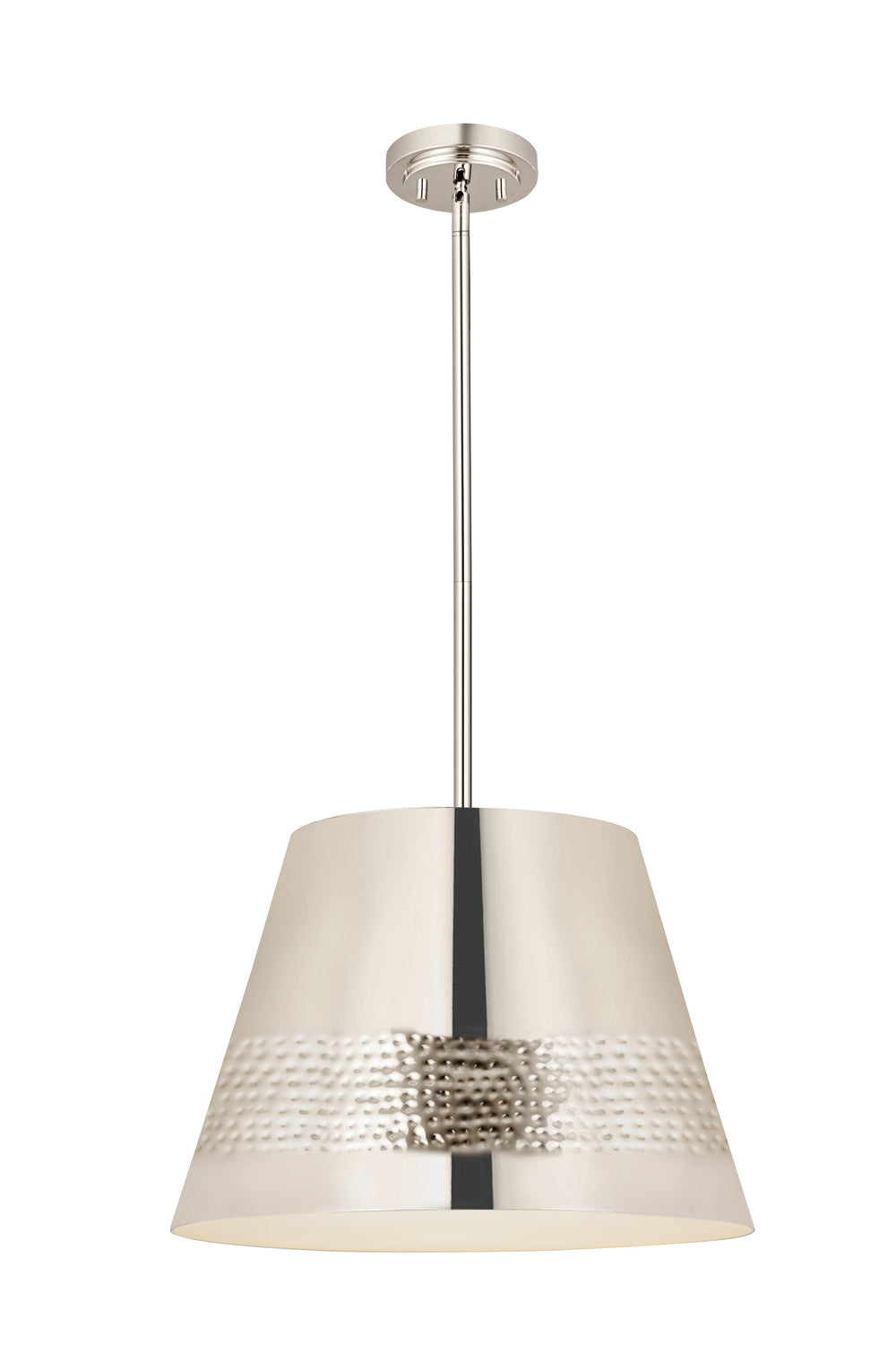 Z-Lite Canada - One Light Chandelier - Maddox - Polished Nickel- Union Lighting Luminaires Decor