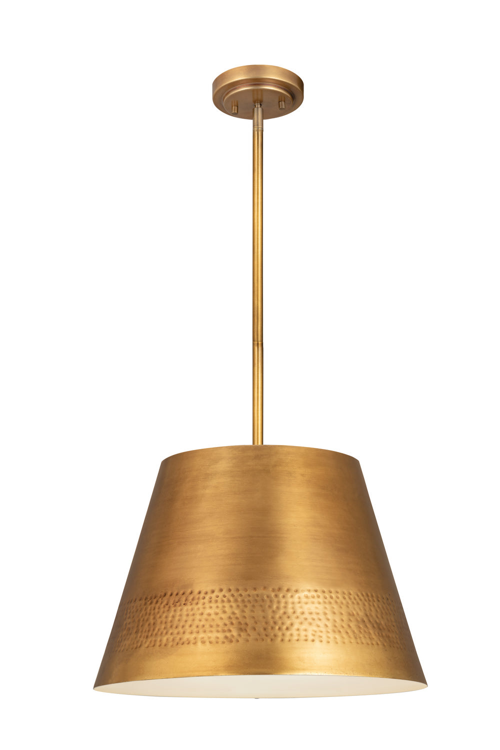 Z-Lite Canada - One Light Chandelier - Maddox - Rubbed Brass- Union Lighting Luminaires Decor