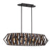 Eurofase Canada - Six Light Chandelier - Bevelo - Wood/Bronze- Union Lighting Luminaires Decor