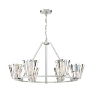 Eurofase Canada - Six Light Chandelier - Ricca - Chrome- Union Lighting Luminaires Decor