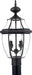 Quoizel - Two Light Outdoor Post Mount - Newbury - Medici Bronze- Union Lighting Luminaires Decor