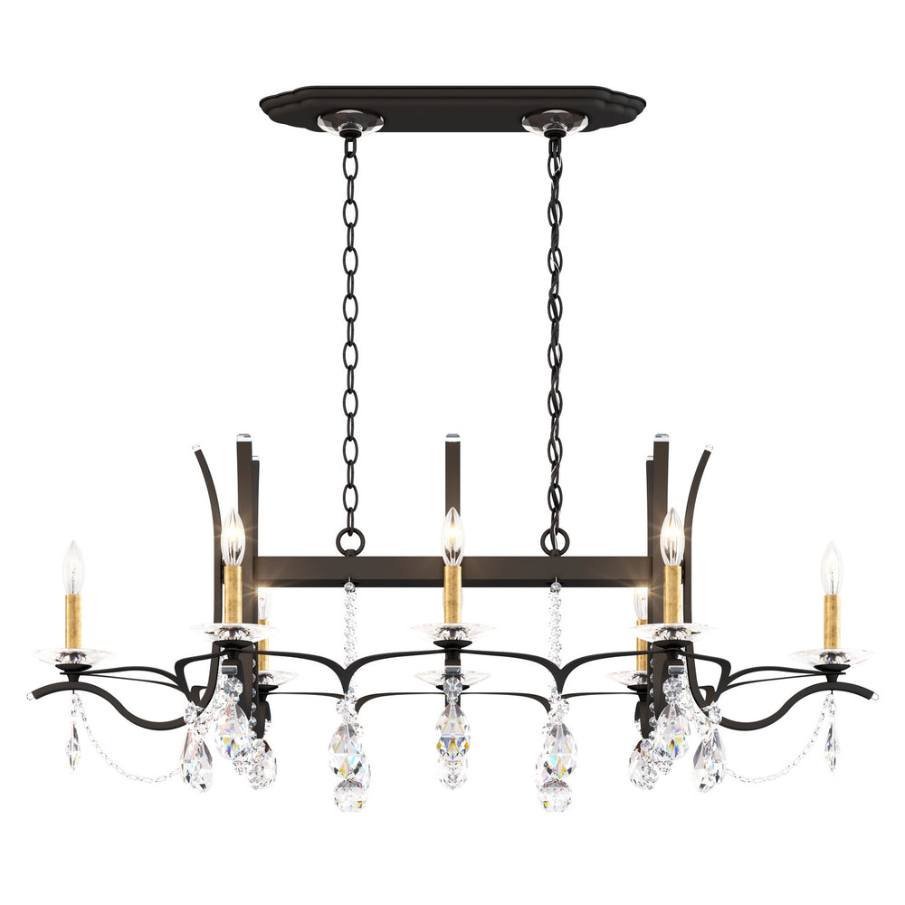 Schonbek - Eight Light Chandelier - Vesca - Black- Union Lighting Luminaires Decor
