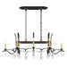 Schonbek - Eight Light Chandelier - Vesca - Black- Union Lighting Luminaires Decor