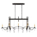 Schonbek - Eight Light Chandelier - Vesca - Black- Union Lighting Luminaires Decor
