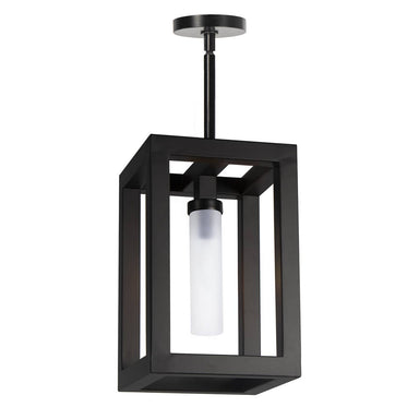 Regina Andrew - One Light Outdoor Lantern - Montecito - Black- Union Lighting Luminaires Decor
