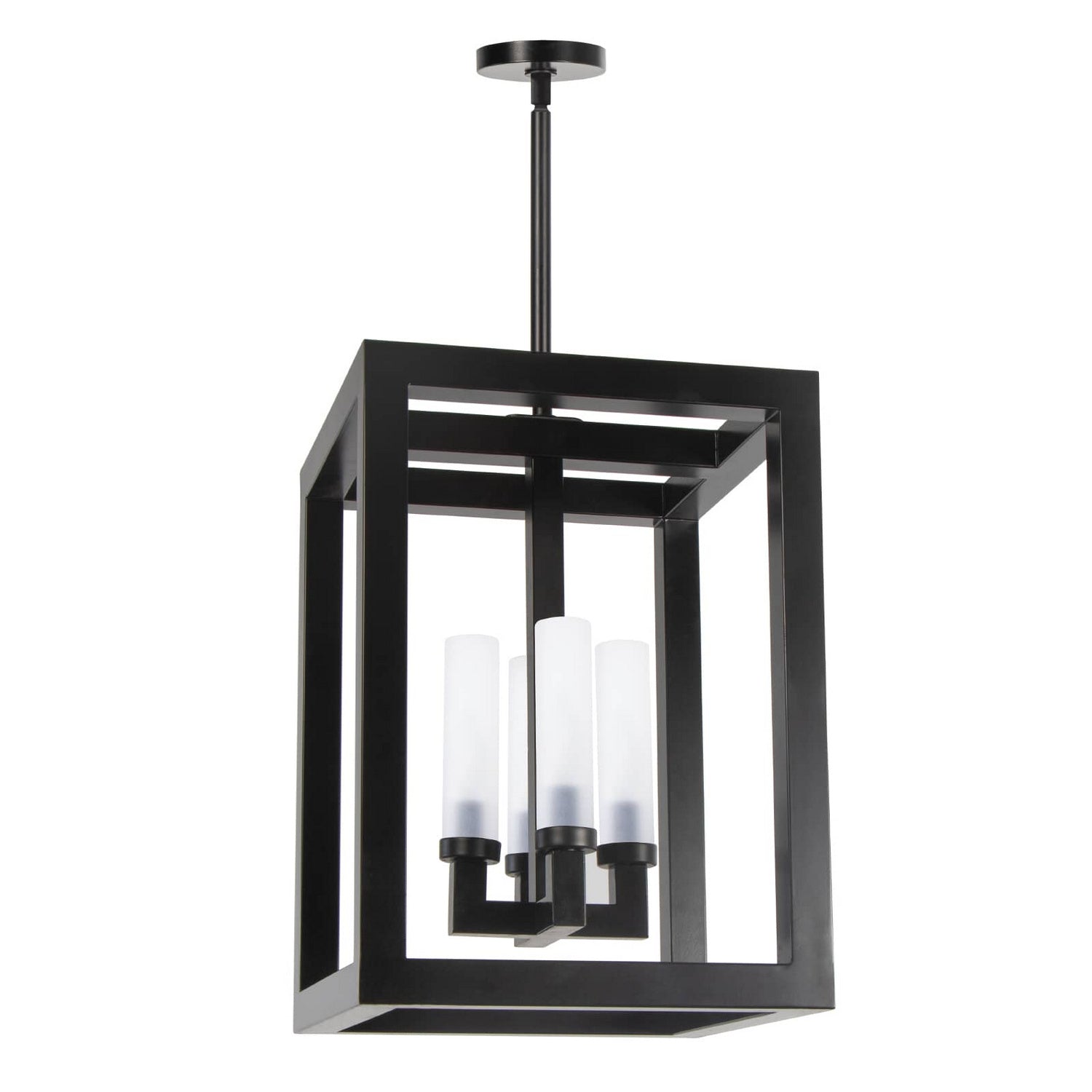 Regina Andrew - Four Light Outdoor Lantern - Montecito - Black- Union Lighting Luminaires Decor