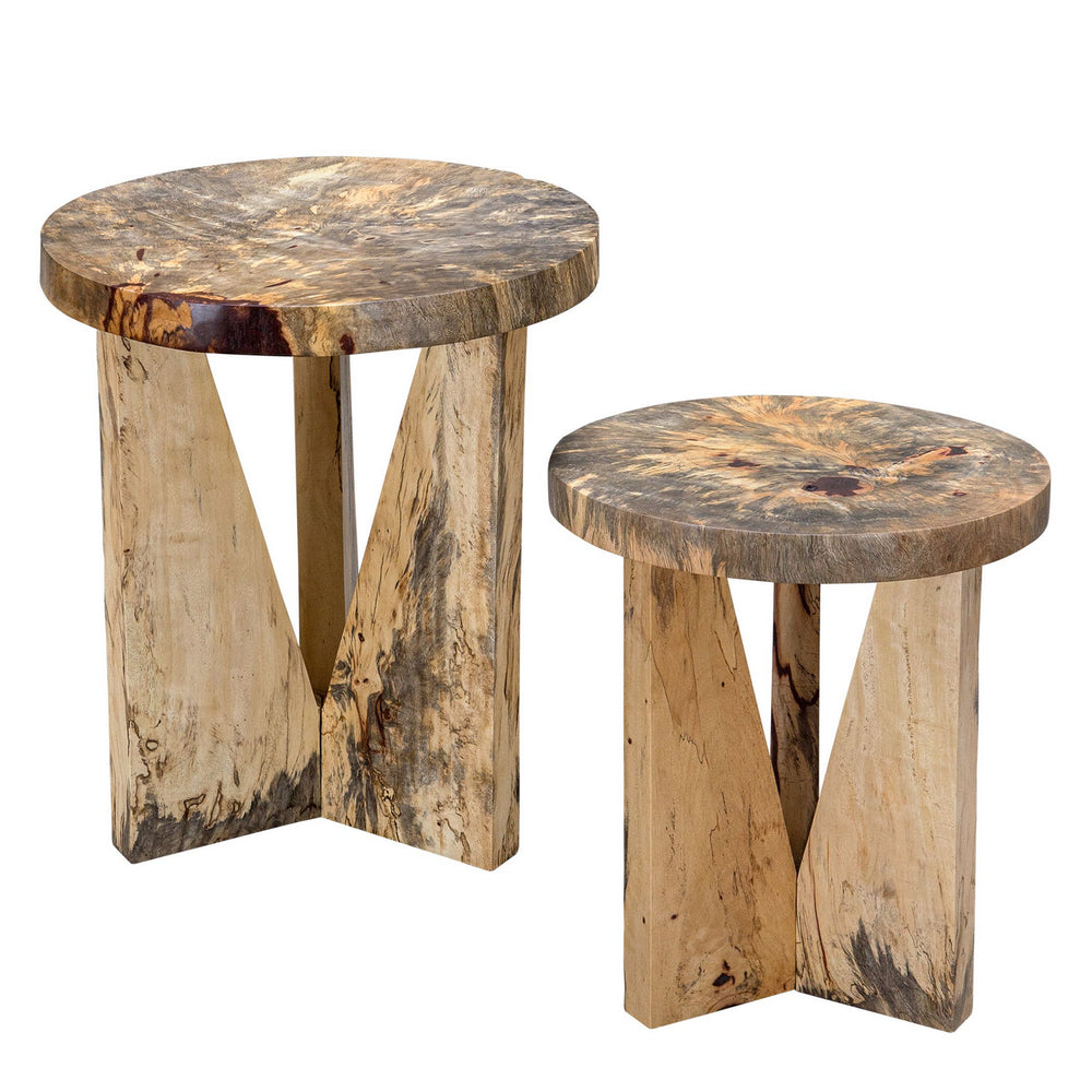 Uttermost - Nesting Tables, S/2 - Nadette - Natural- Union Lighting Luminaires Decor