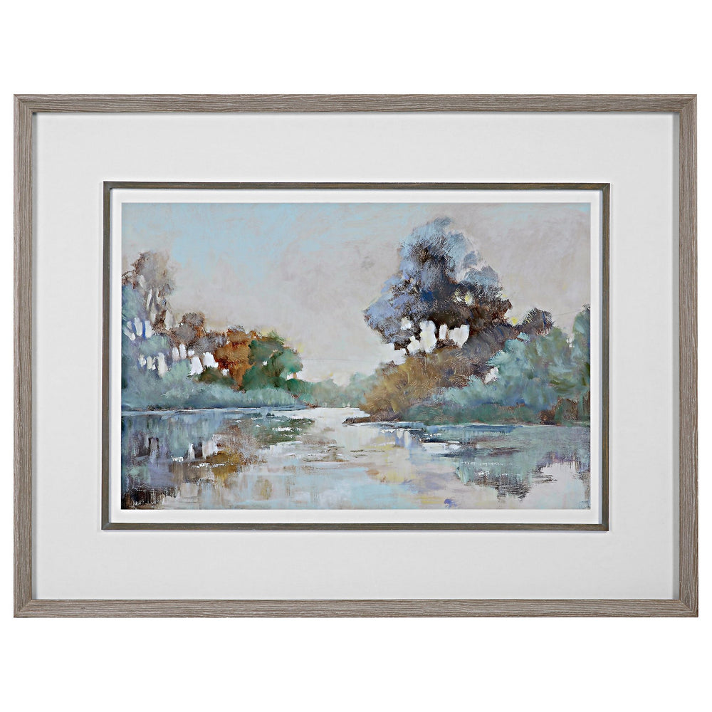 Uttermost - Framed Prints - Morning Lake - Wood- Union Lighting Luminaires Decor