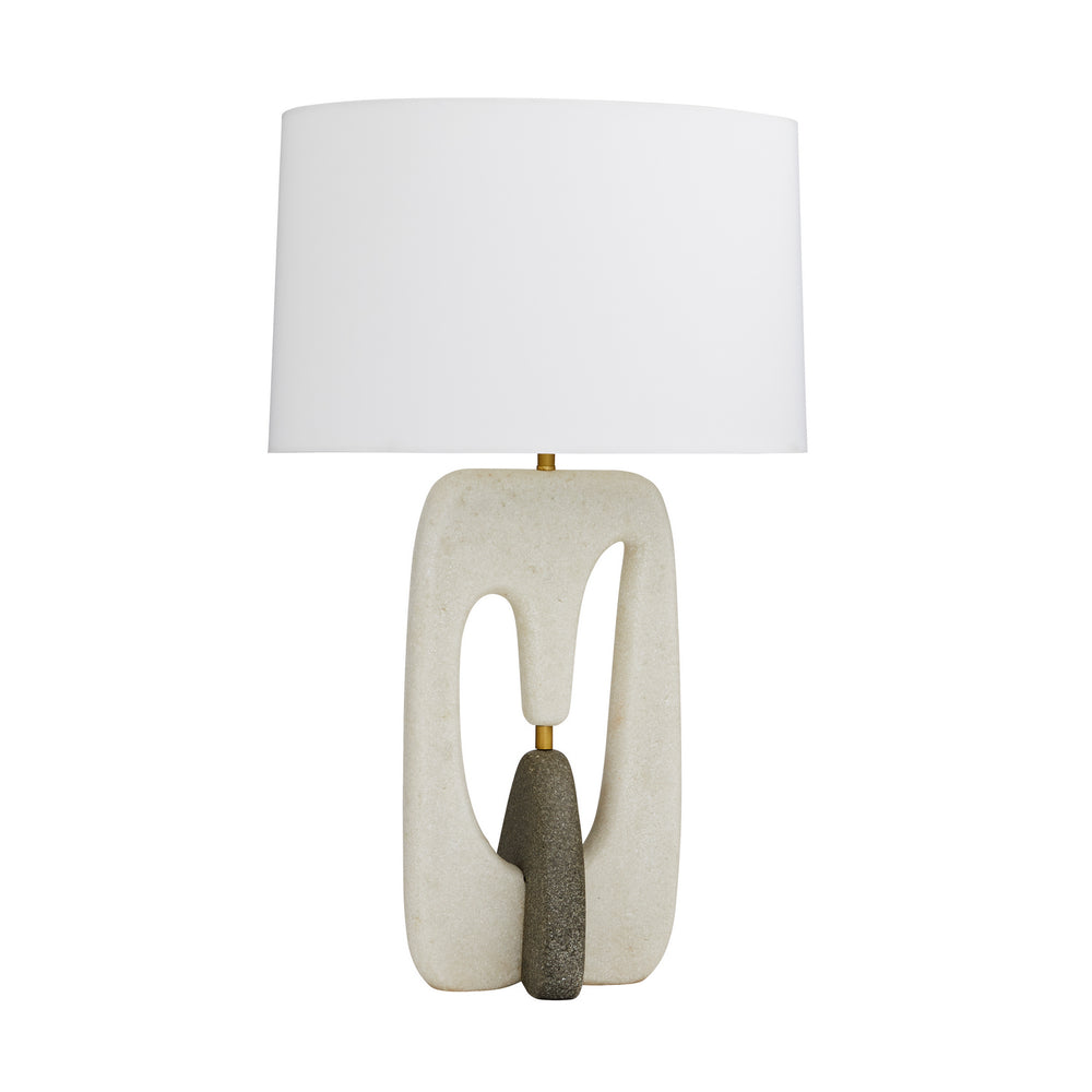 Arteriors - One Light Lamp - Harleen - White- Union Lighting Luminaires Decor