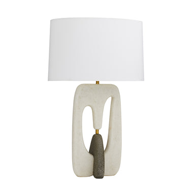 Arteriors - One Light Lamp - Harleen - White- Union Lighting Luminaires Decor