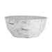 Arteriors - Cocktail Table - Godwin - White Faux Marble- Union Lighting Luminaires Decor