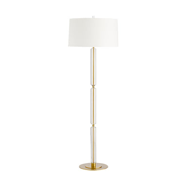 Arteriors - One Light Floor Lamp - Gio - Clear- Union Lighting Luminaires Decor