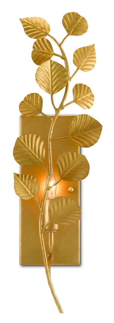 Currey and Company - One Light Wall Sconce - Aviva Stanoff - Contemporary Gold Leaf- Union Lighting Luminaires Decor
