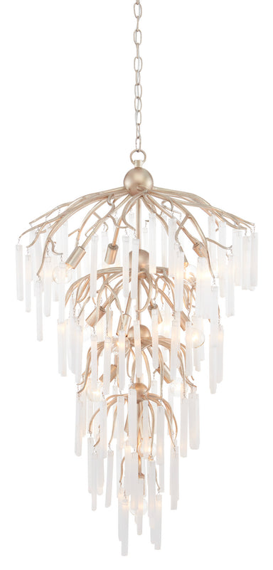 Currey and Company - 13 Light Chandelier - Quatervois - Champagne/Natural- Union Lighting Luminaires Decor