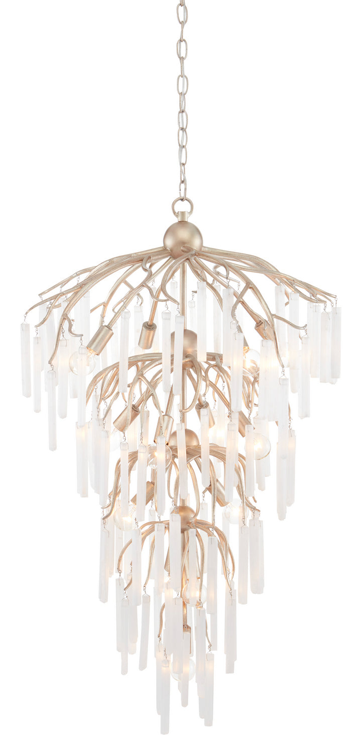 Currey and Company - 13 Light Chandelier - Quatervois - Champagne/Natural- Union Lighting Luminaires Decor