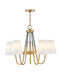 Hinkley Canada - LED Chandelier - Aston - Heritage Brass- Union Lighting Luminaires Decor