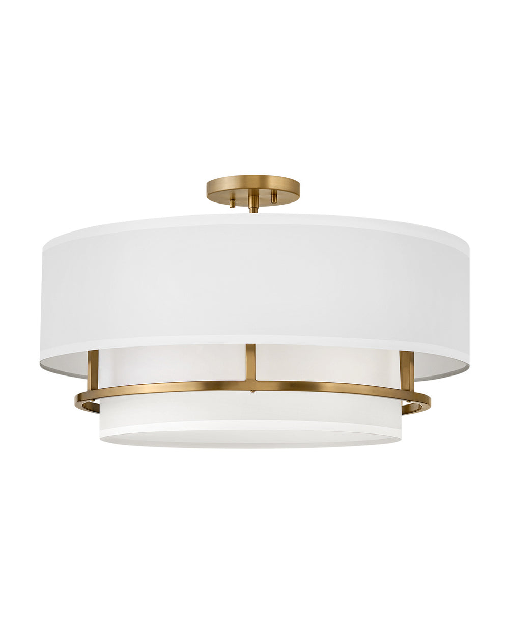 Hinkley Canada - LED Semi-Flush Mount - Graham - Lacquered Brass- Union Lighting Luminaires Decor