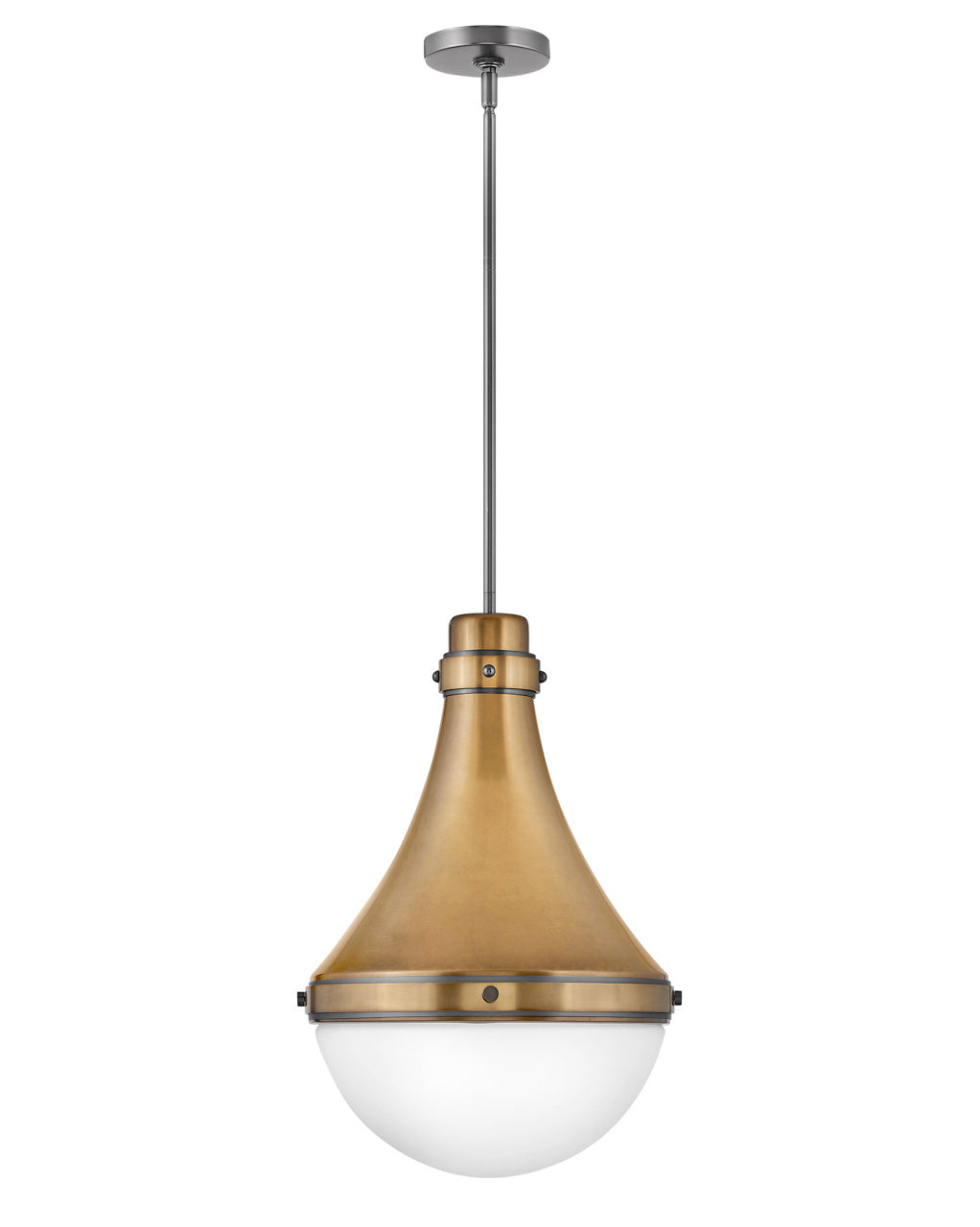 Hinkley Canada - LED Pendant - Oliver - Heritage Brass- Union Lighting Luminaires Decor