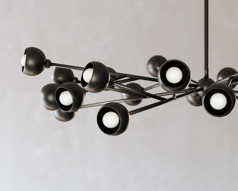 Troy Lighting Canada - 24 Light Chandelier - Colt - Soft Black- Union Lighting Luminaires Decor