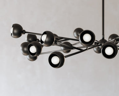 Troy Lighting Canada - 24 Light Chandelier - Colt - Soft Black- Union Lighting Luminaires Decor