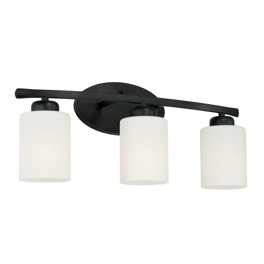 Capital Lighting - Three Light Vanity - Dixon - Matte Black- Union Lighting Luminaires Decor