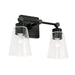 Capital Lighting - Two Light Vanity - Rory - Matte Black- Union Lighting Luminaires Decor
