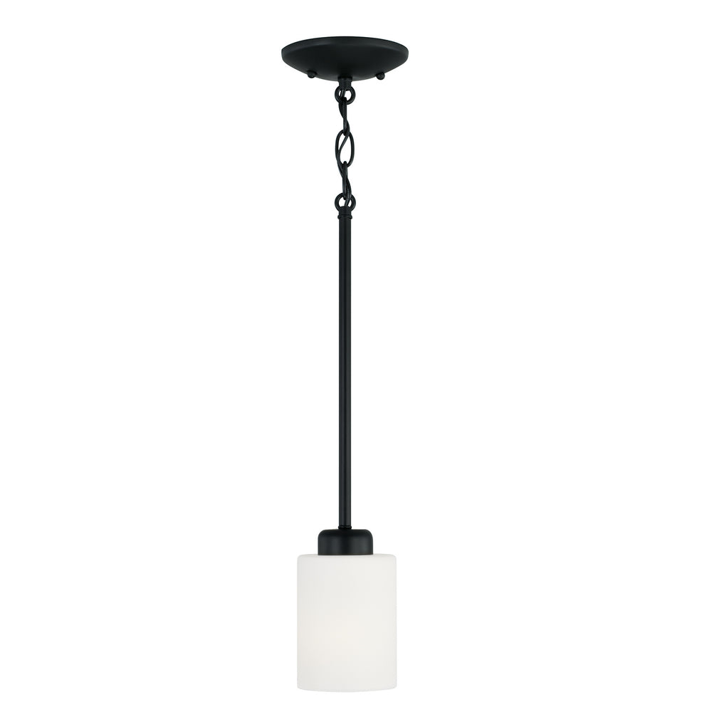 Capital Lighting - One Light Pendant - Dixon - Matte Black- Union Lighting Luminaires Decor