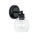 Capital Lighting - One Light Wall Sconce - Mid Century - Matte Black- Union Lighting Luminaires Decor