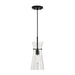 Capital Lighting - One Light Pendant - Mila - Matte Black- Union Lighting Luminaires Decor
