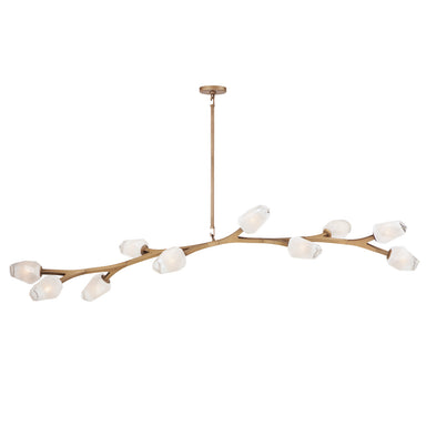 ET2 - LED Pendant - Blossom - Natural Aged Brass- Union Lighting Luminaires Decor