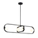 DVI Canada - Four Light Linear - Atwood - Ebony with Half Opal Glass- Union Lighting Luminaires Decor