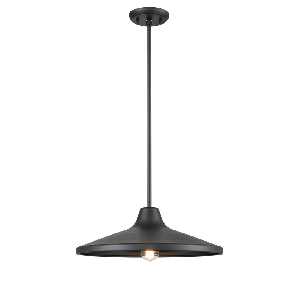 DVI Canada - One Light Outdoor Pendant - Somerset Outdoor - Black- Union Lighting Luminaires Decor