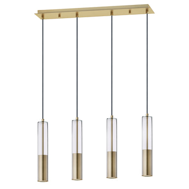 ET2 - LED Linear Pendant - Torch - Satin Brass- Union Lighting Luminaires Decor