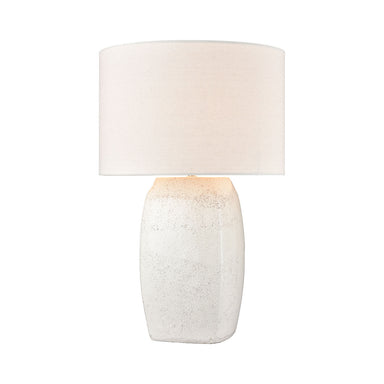 ELK Home - One Light Table Lamp - Abbeystead - White- Union Lighting Luminaires Decor